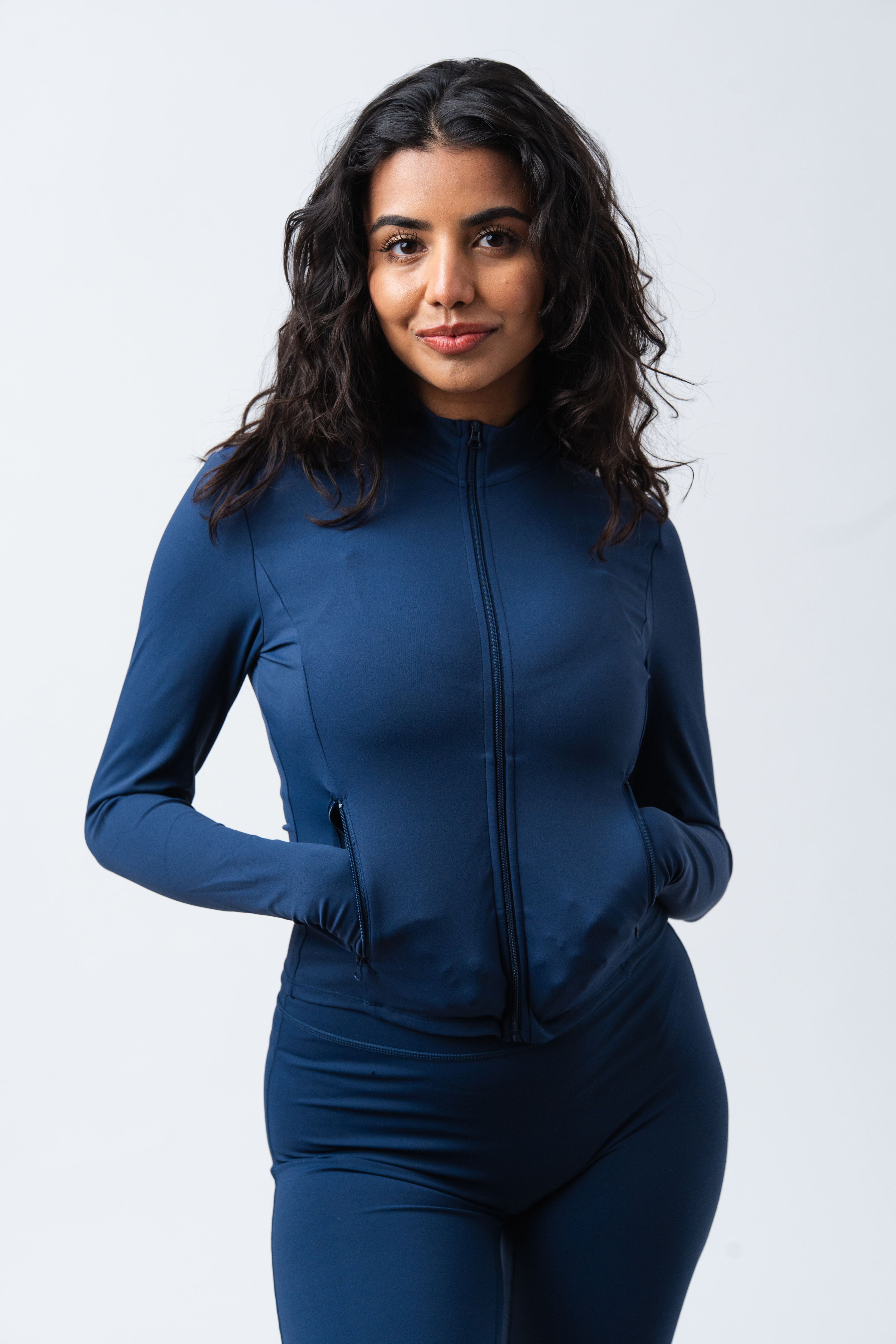 Adapt Zip Up Jacket- Deep Blue – Beks Athletics Adapt Zip Up Jacket- Deep Blue – Beks Athletics