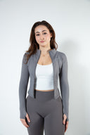 Classic Zip Up Jackets - Deep Taupe