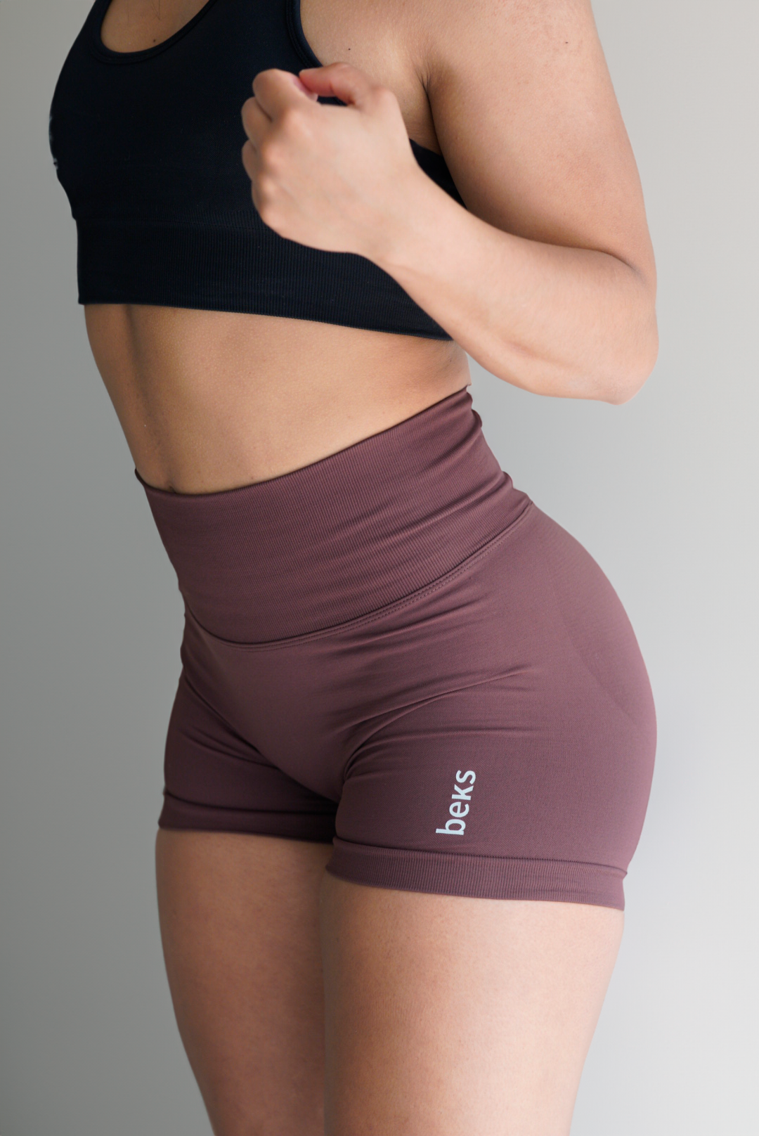 Vital Scrunch Shorts - Chocolate – Beks Athletics