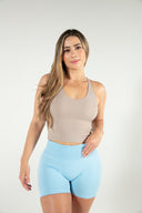 Evolve Cross Tank - Oatmeal