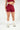 Evolve Scrunch Shorts - Cherry Red