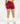 Evolve Scrunch Shorts - Cherry Red